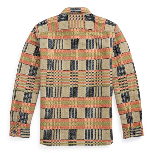 laydown image of Jacquard Farrell Workshirt