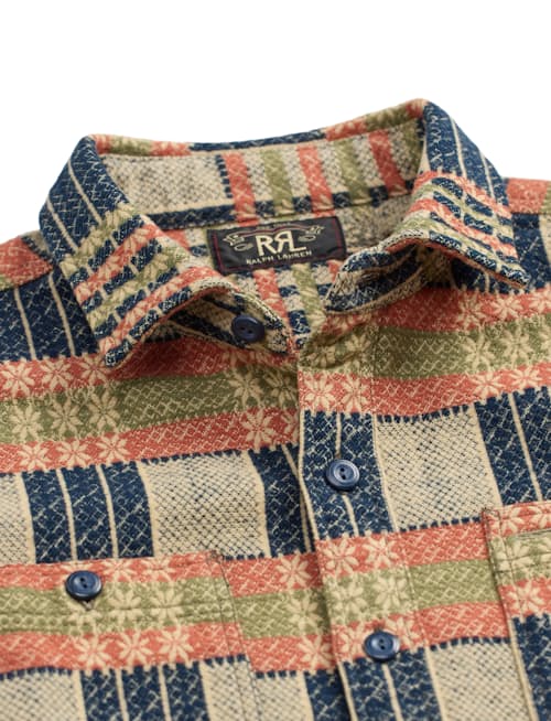 laydown detail image of Jacquard Farrell Workshirt