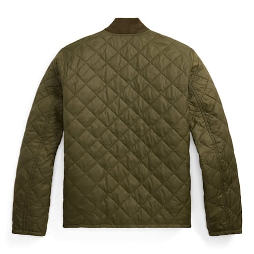 laydown image of Quilted Reversible Edmund Bomber Jacket