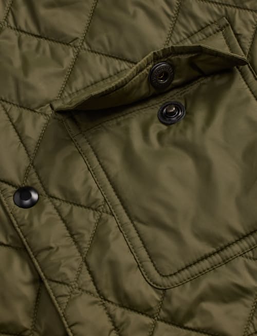 laydown detail image of Quilted Reversible Edmund Bomber Jacket