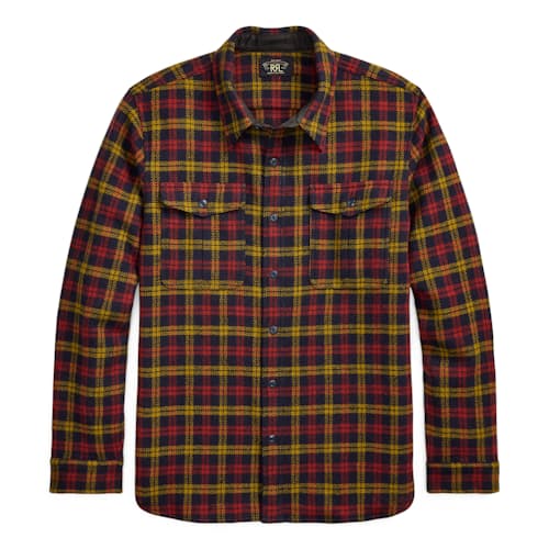 laydown image of Walker Workshirt