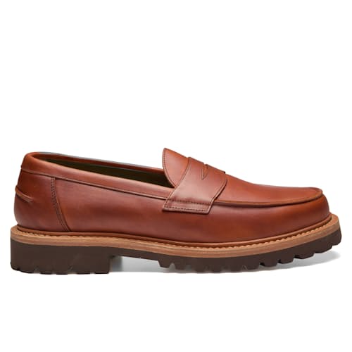 laydown image of Huckberry x Blackstock & Weber Lug Sole Loafer