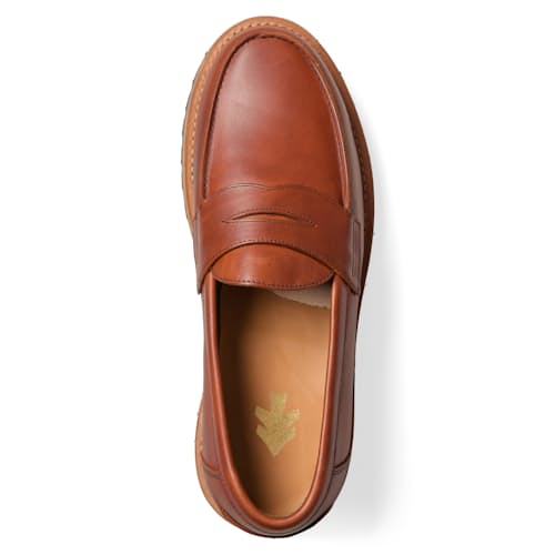 laydown image of Huckberry x Blackstock & Weber Lug Sole Loafer