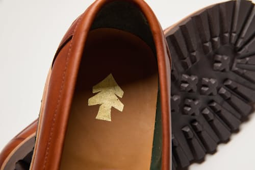 laydown detail image of Huckberry x Blackstock & Weber Lug Sole Loafer