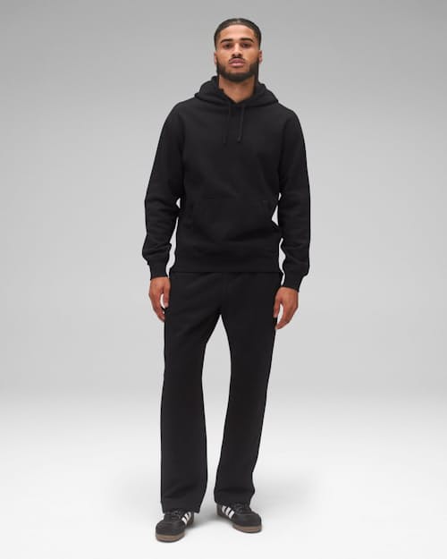 on model image of Midweight Terry Standard Hoodie