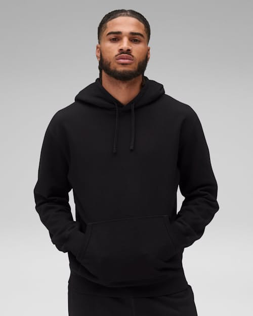 on model image of Midweight Terry Standard Hoodie
