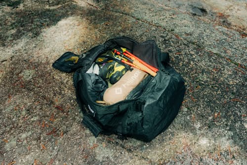 lifestyle image of Toolbox Dyneema Duffel Bag - Exclusive