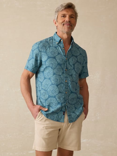 on model image of Breeze Summer Shirt