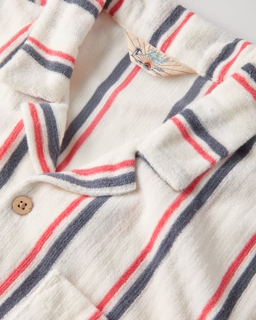 laydown detail image of Cabana Towel Terry Surf Shirt