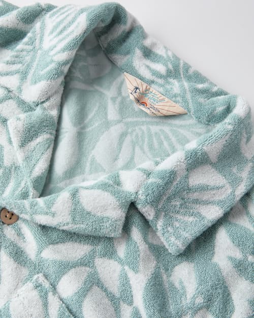 laydown detail image of Cabana Towel Terry Surf Shirt