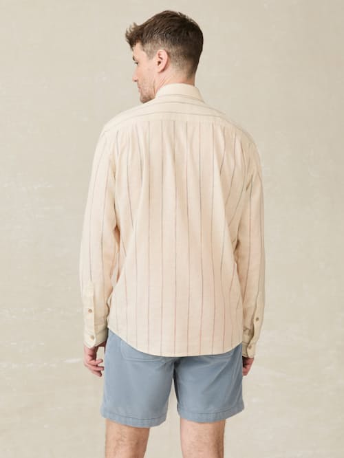 on model image of Breeze Long Sleeve Shirt