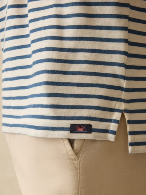 on model image of Sunwashed Polo