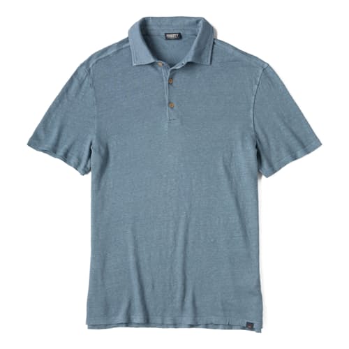 laydown image of Linen Polo