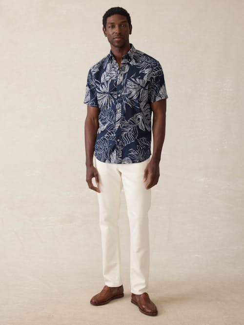 on model image of Breeze Summer Shirt