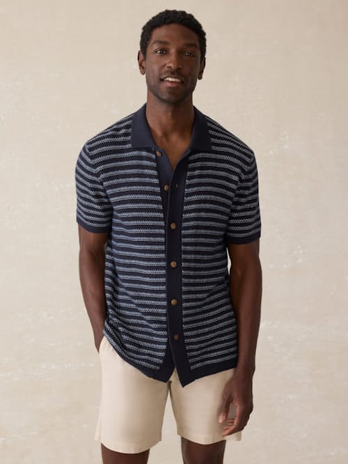 on model image of Sweater Shirt