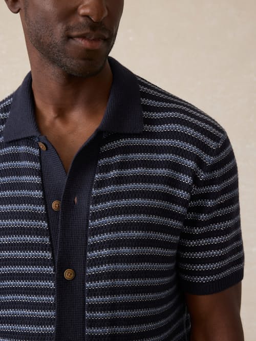 on model image of Sweater Shirt