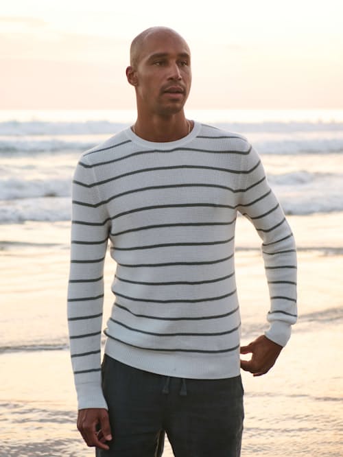 lifestyle image of Sunwashed Crewneck Sweater