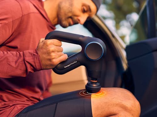lifestyle image of TheraGun Prime Plus