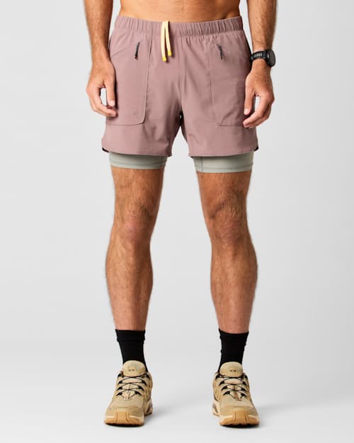 lifestyle image of Tech Mesh Adventure Short - 6"