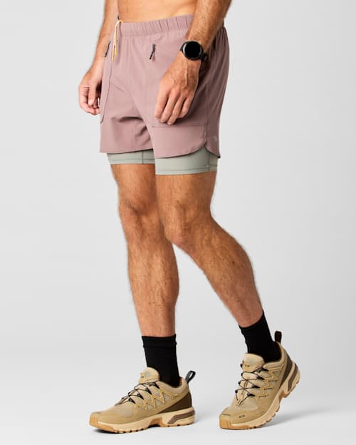 lifestyle image of Tech Mesh Adventure Short - 6"