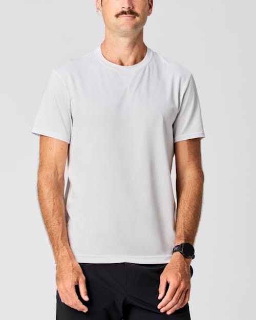 lifestyle image of Perforated Short Sleeve T-Shirt