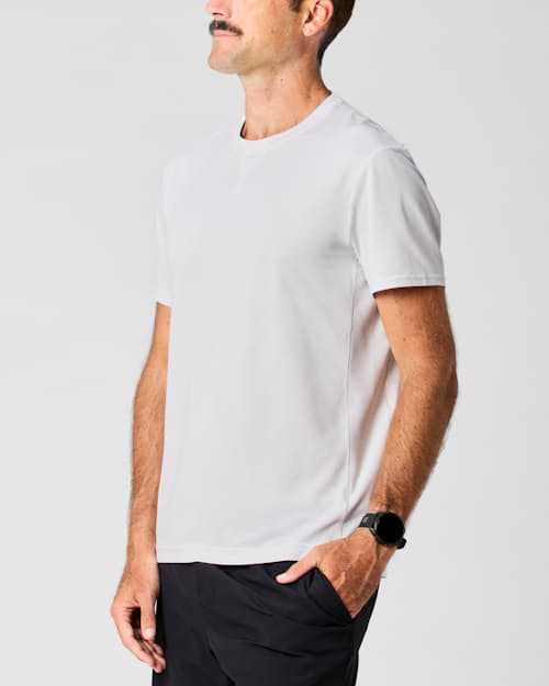 lifestyle image of Perforated Short Sleeve T-Shirt