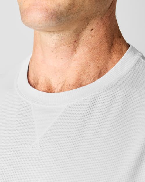 lifestyle image of Perforated Short Sleeve T-Shirt