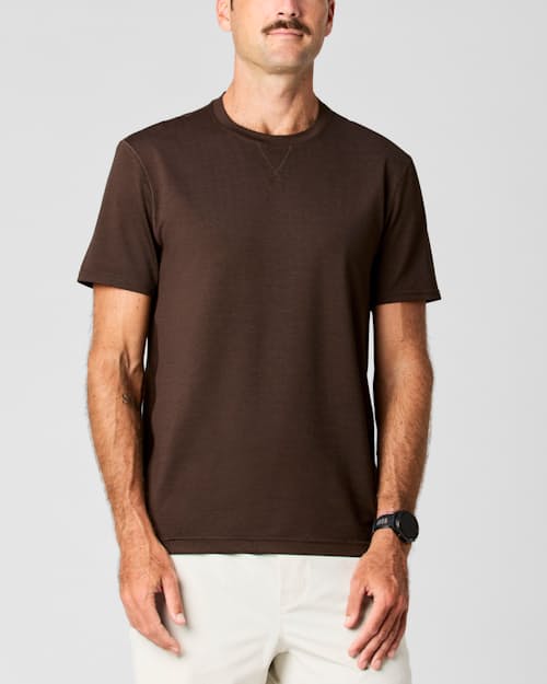 lifestyle image of Perforated Short Sleeve T-Shirt