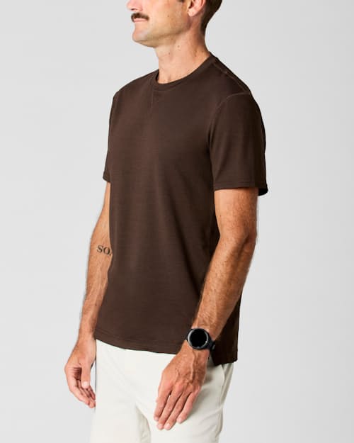 lifestyle image of Perforated Short Sleeve T-Shirt