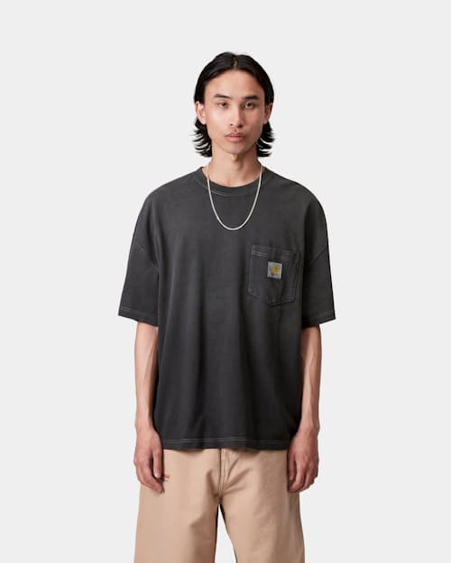 on model image of Hudson Pocket T-Shirt