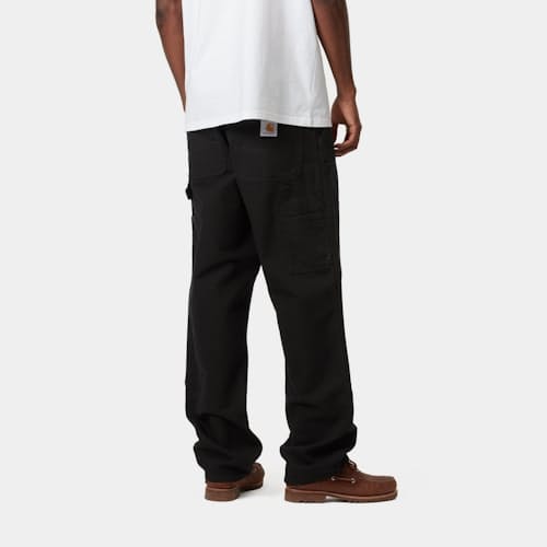 on model image of Double Knee Canvas Pant