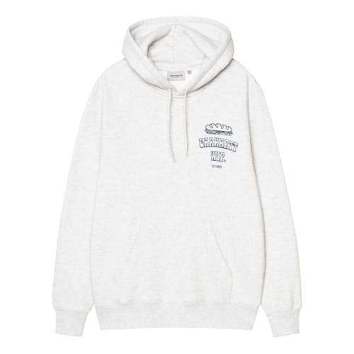 laydown image of Hooded Sandwhich Sweatshirt