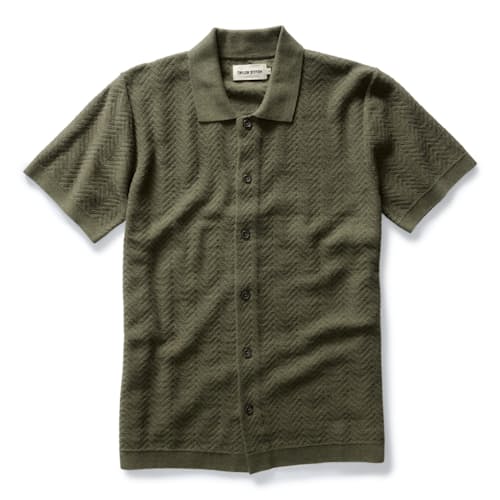 laydown image of The Playa Sweater Polo