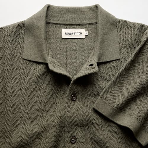 laydown detail image of The Playa Sweater Polo