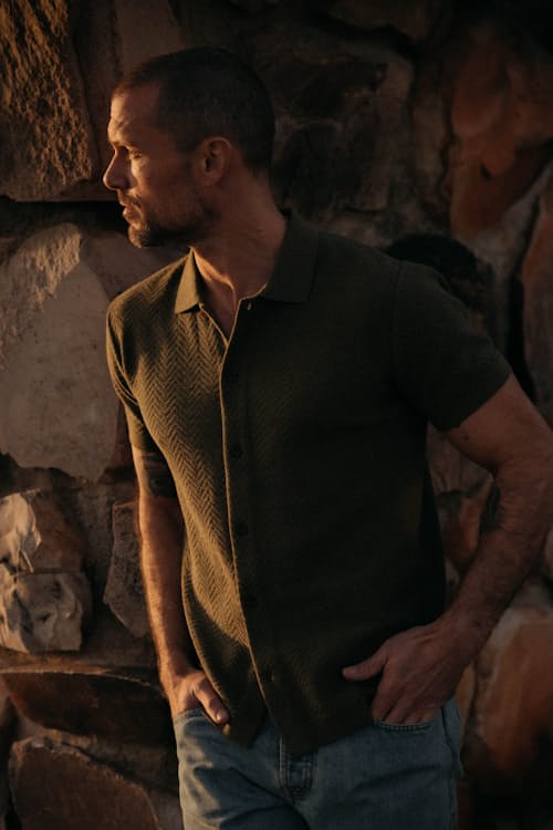 lifestyle image of The Playa Sweater Polo