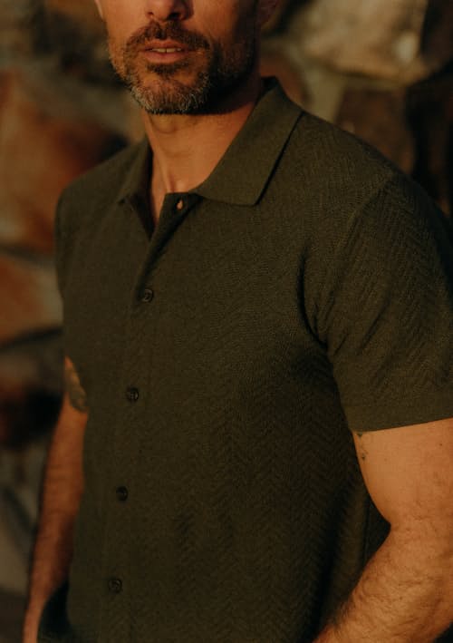 lifestyle image of The Playa Sweater Polo