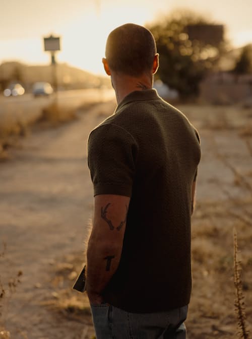 lifestyle image of The Playa Sweater Polo