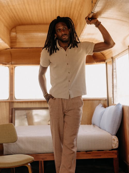lifestyle image of The Playa Sweater Polo