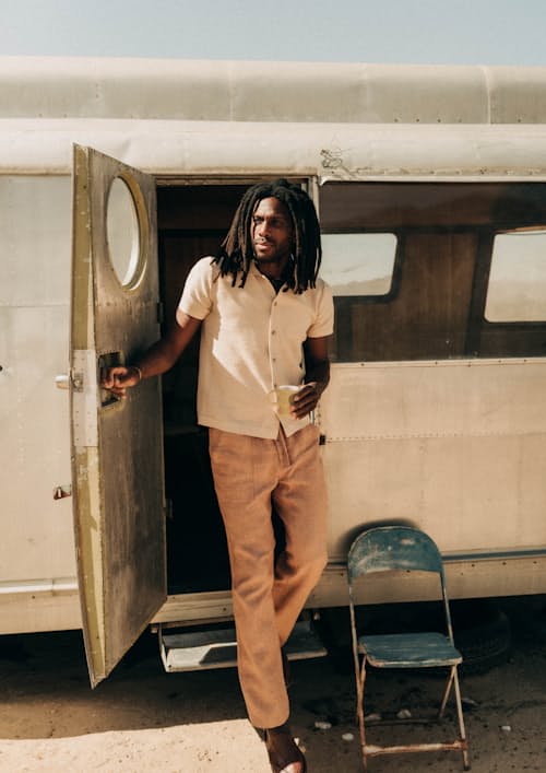 lifestyle image of The Playa Sweater Polo