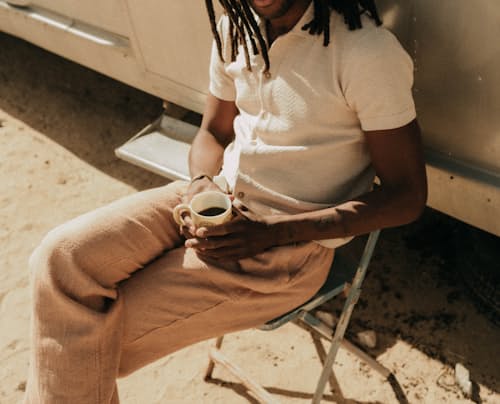 lifestyle image of The Playa Sweater Polo