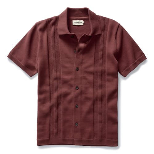 laydown image of The Button Down Polo