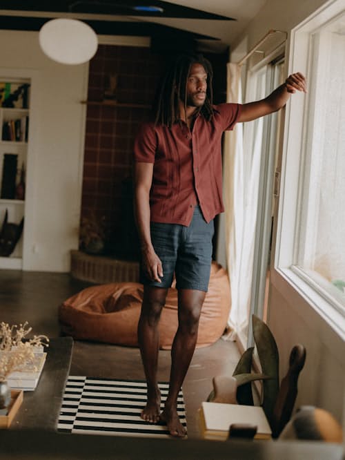lifestyle image of The Button Down Polo