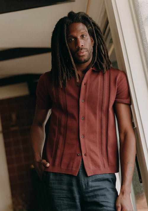 lifestyle image of The Button Down Polo