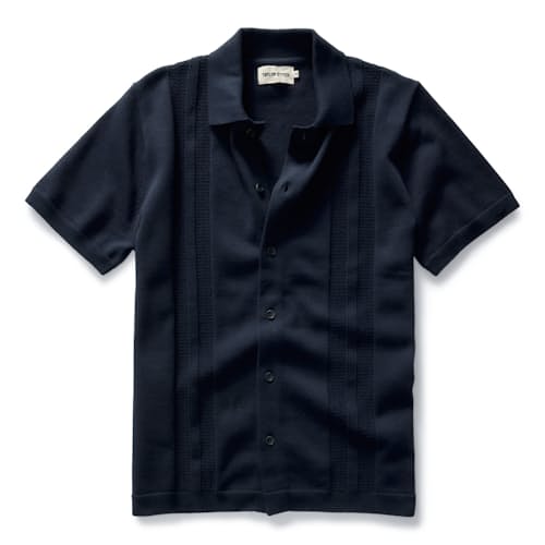 laydown image of The Button Down Polo
