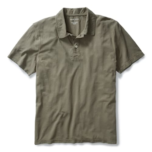 laydown image of The Cotton Hemp Polo