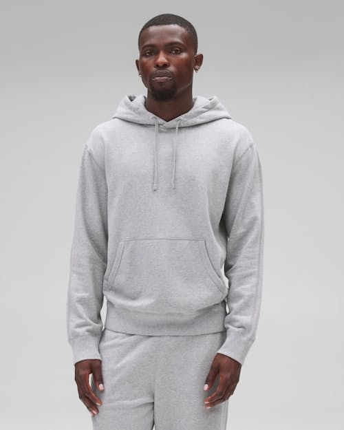 on model image of Midweight Terry Standard Hoodie