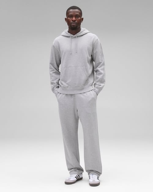 on model image of Midweight Terry Standard Hoodie