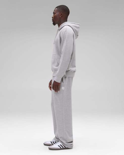 on model image of Midweight Terry Standard Hoodie