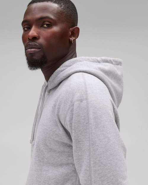 on model image of Midweight Terry Standard Hoodie