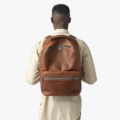 on model image of Runwell Backpack